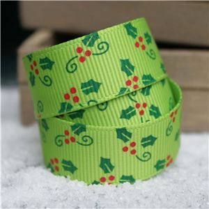 Go Grosgrain - Holly Lime/Green